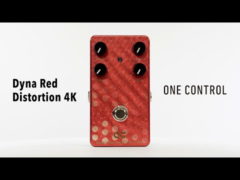 One Control Dyna Red Distortion 4K Guitar Effects Pedal image 4