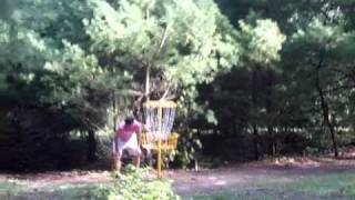 Disc Golf: Jared's 2nd Ace!! Blind Ace!! @ Waupaca Disc Golf Course