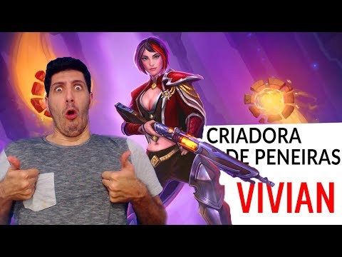 PRIMEIRA VEZ JOGANDO DE VIVIAN! ATIRANDO PRA SEMPRE! | Paladins Brasil