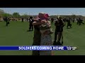 Some Fort Bliss soldiers return home from deployment just in time for Easter Sunday