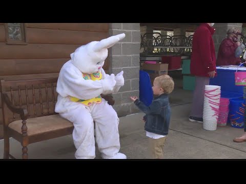 Kid says over 100 Easter eggs found on the hunt!