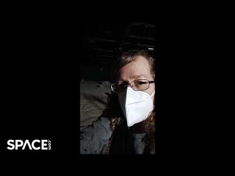 Watch Space.com drive a prototype lunar rover to explore a moon-like surface