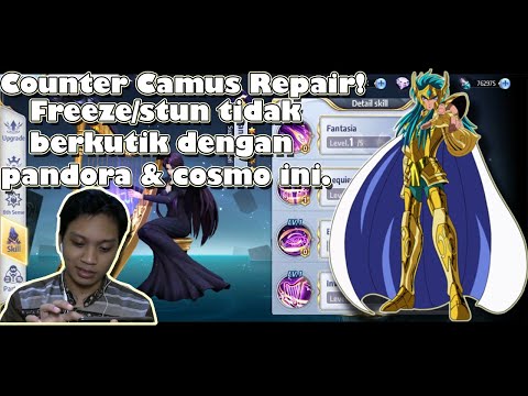 COUNTER CAMUS REPAIR DENGAN PANDORA DAN COSMO HIDDEN WATER! -SAINT SEIYA AWAKENING-
