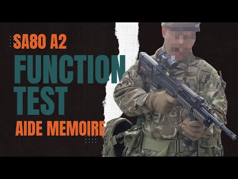 SA80 Function Test Aide Memoire