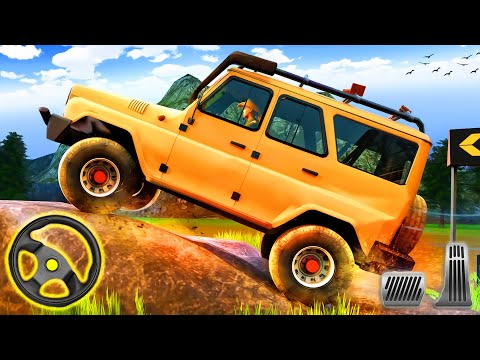 Offroad Jeep Driving Simulator - 4x4 Luxury Prado Driver Game | Android Gameplay
