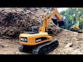 Mainan Excavator Huina 1580 Rc EXCAVATOR Construction Top