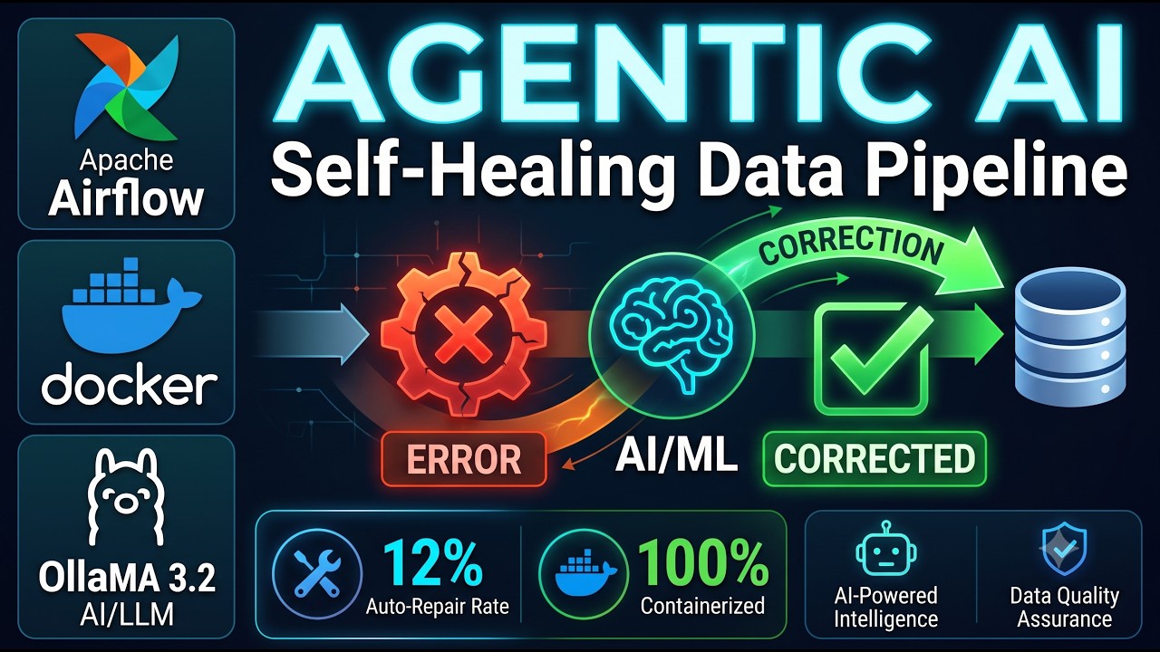 Agentic ETL Self-Healing Data Pipeline thumbnail