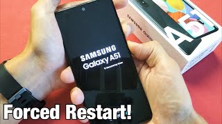 Galaxy A51: How to Force a Restart (Forced Restart)