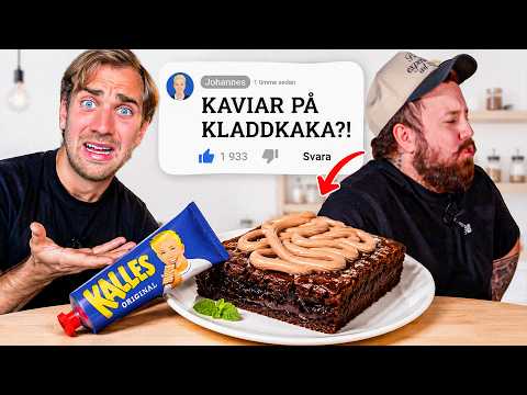 Vi testar följares KONSTIGA matkombinationer igen..