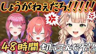 【あらなみマイクラ】慌てて宿題を片付ける鏑木ろこ【にじさんじ切り抜き】