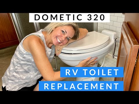 Dometic 320 Install and Modification || Replacing our RV Toliet It DOESN'T fit!!!