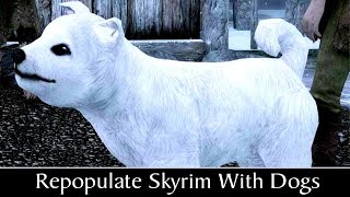 Skyrim Special Edition: ▶️Repopulate Skyrim With Dogs◀️ Mini Mod Showcase
