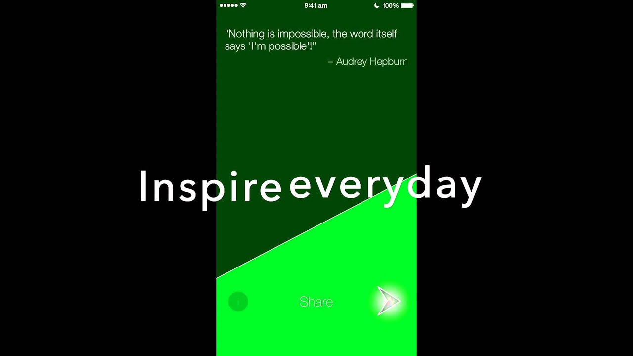 Inspire Quotes App on iOS for iPhone & iPad
