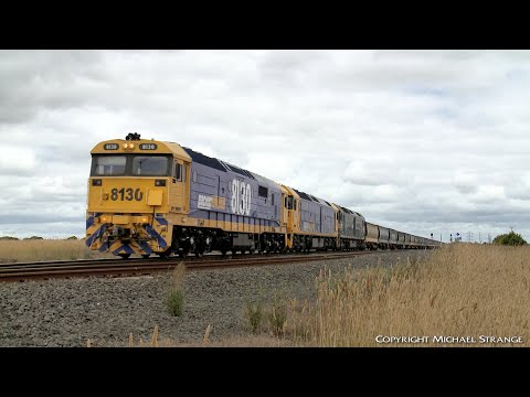 7736V Pacific National Grain Train At Batesford (7/2/2021) - PoathTV Australian Railways