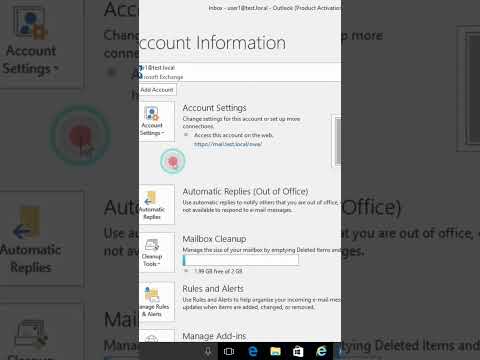 Find Outlook OST Location #shorts #shortsfeed