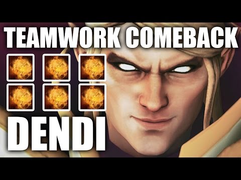 Dendi Invoker - Teamwork Is the Most Important thing in Dota