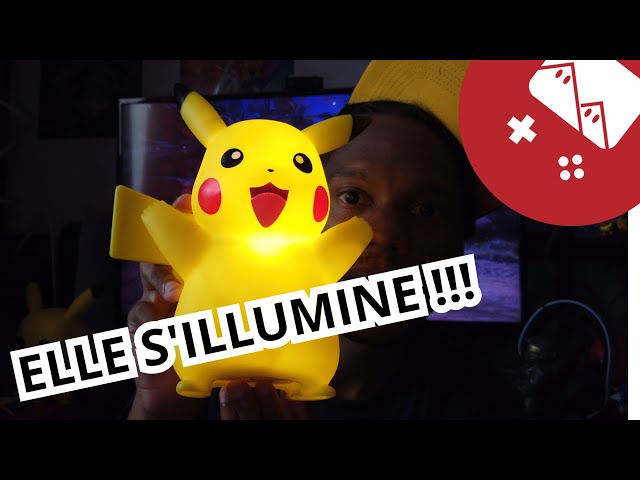 Vídeo relacionado con Teknofun Pokemon Lámpara LED 3D Pikachu, 40cm, Mando a Distancia