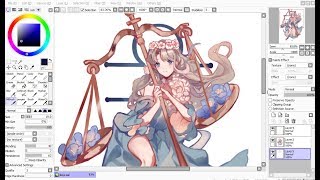 【SAI】Libra Speedpaint [Astrology Zodiac]