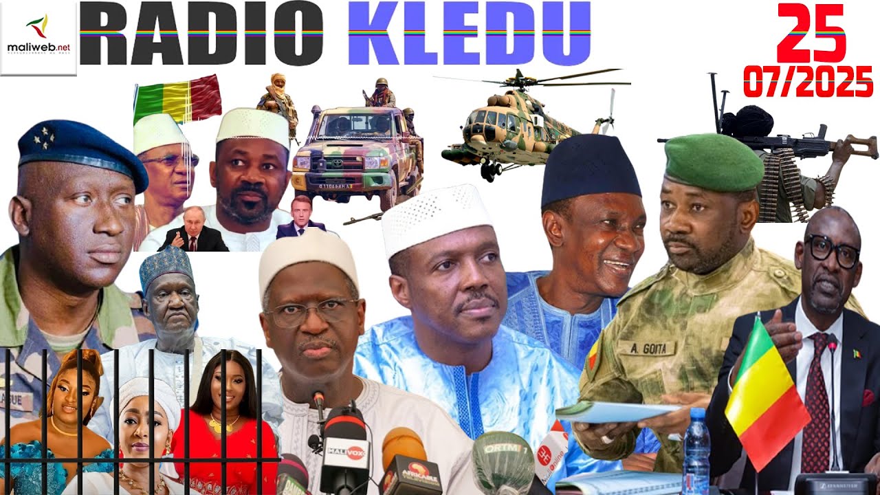 La Revue de Presse de la RADIO KLEDU du 25 Juillet 2025