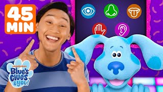 Download lagu 45 Minutes of the 5 Silly Senses Fun! 👃👀👂👅✋ | Blue's Clues & You! mp3