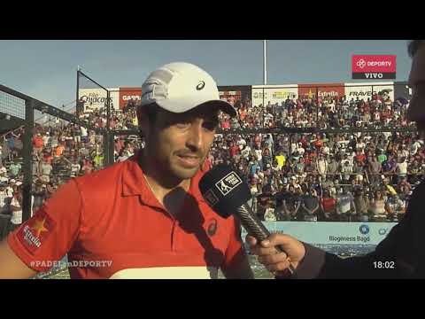#PADELenDEPORTV: Fernando Belasteguín emocionado tras haber ganado un nuevo Padel Master