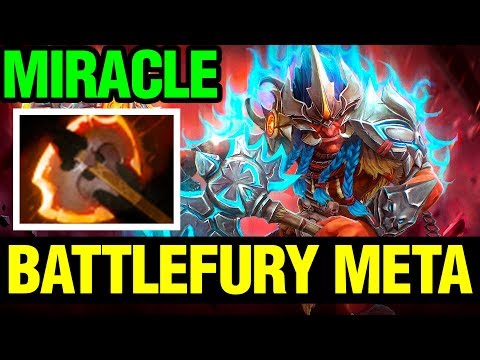 THE BATTLEFURY META IS NOW! - MIRACLE- TROLL WARLORD - Dota 2