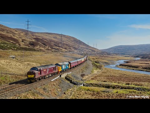 37685 & 37403 Rumble Through The Highlands Working 1Z37 19/3/22
