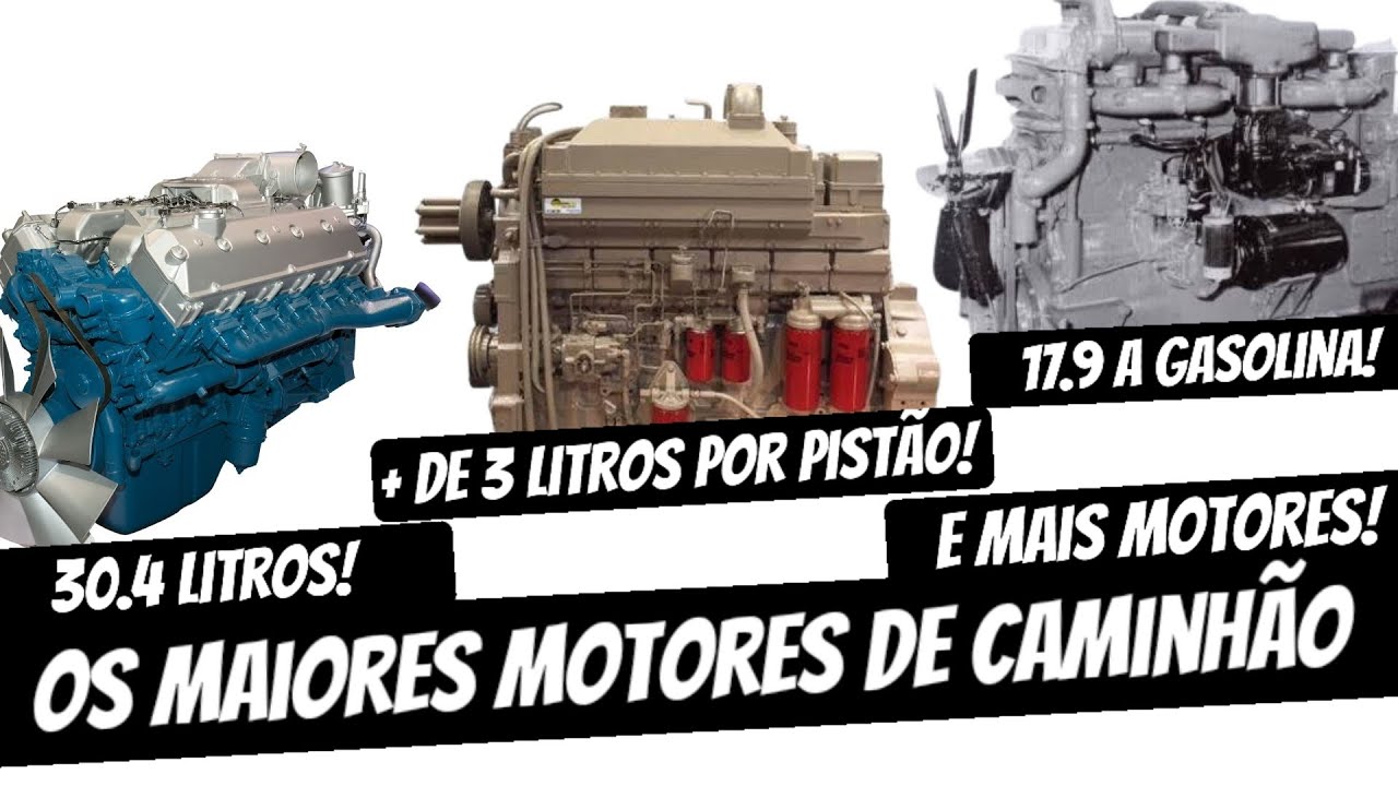 Os MAIORES motores de CAMINHÃO do MUNDO!