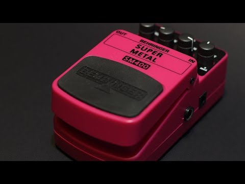 Behringer SM400 Super Metal Distortion 2010s - Pink High Gain Bild 8