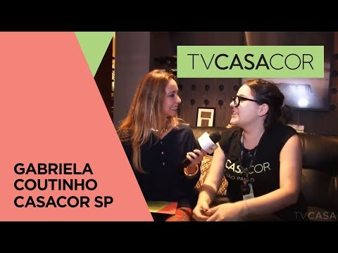 Entrevista com Gabriela Coutinho, estagiária da mostra, durante CASACOR SP 2017