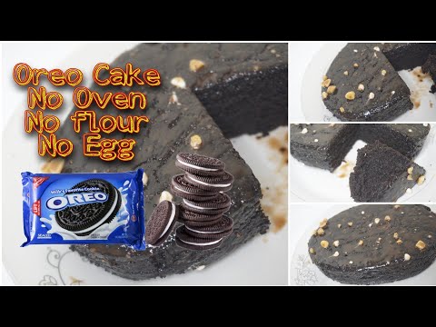 No Bake Oreo Chocolate Cake [ Only 3 Ingredients]