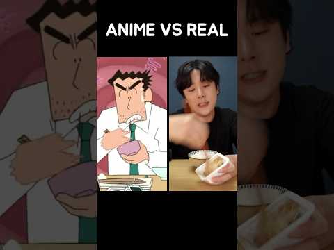 Crayon Shin Chan Natto Rice ASMR!? 🤪 #shorts