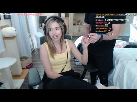 IRL - pokimane - Fed makes poki eat grasshopper