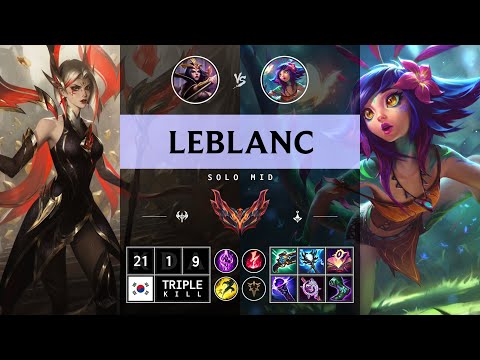 LeBlanc Mid vs Neeko - KR Grandmaster Patch 14.13