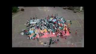 2014嘉義市博愛國小66歲生日快樂X夏卡爾生日地磚彩繪 