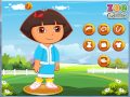 Zoe With Dora Dress Up