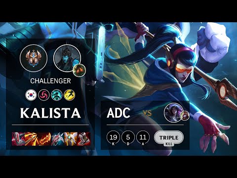 Kalista ADC vs Kai'Sa - KR Challenger Patch 11.12