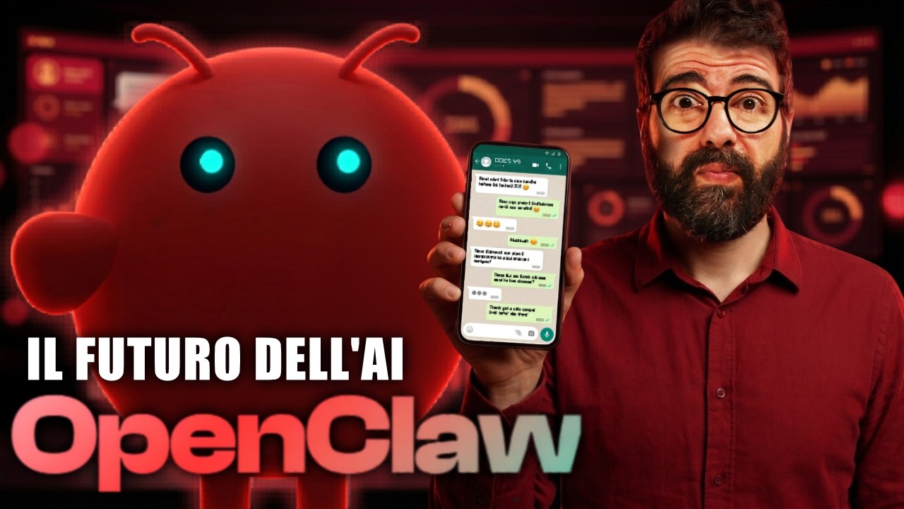 OPENCLAW 🤖 CORSO COMPLETO sull'AGENTE AI che STA CAMBIANDO TUTTO