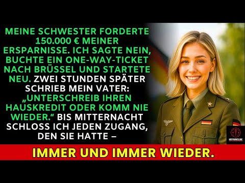 Meine Schwester forderte 150.000 € meiner Ersparnisse – ich sagte Nein und buchte ein One-Way-Ticket