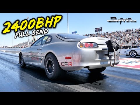 2400BHP *FULL BILLET ENGINE* TOYOTA SUPRA ON FULL SEND!!