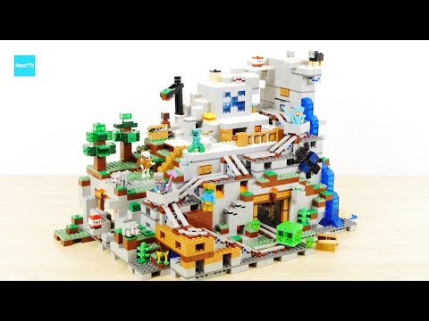 レゴ マインクラフト 山の洞窟 21137　登録者40万人突破の感謝を込めて ／ LEGO Minecraft The Mountain Cave, Thanks for 0.4M subs