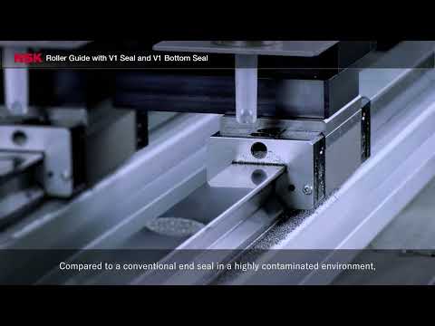 NSK Roller Guides with Highly Dust Resistant V1 Seal