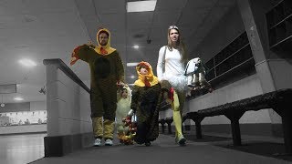 The Roller Skating Chicken Family