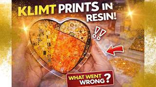I Put My Klimt Inspired Prints in Resin… What Happened?