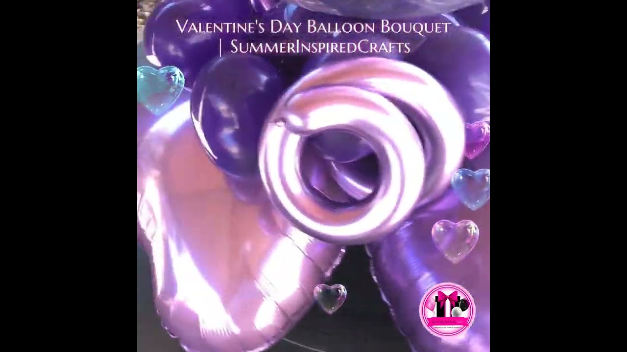 Valentine's Day Balloon Bouquet | SummerInspiredCrafts