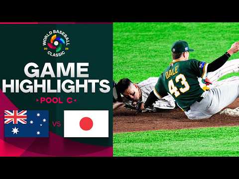 호주 vs 일본 2026 월드 베이스볼 클래식 | 경기 하이라이트