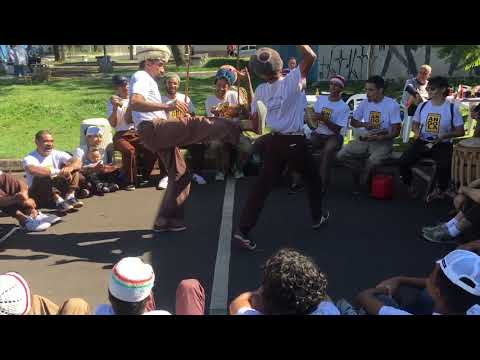 Contra Mestre Xandão e Aluno Zangado escola de capoeira angoleiros do interior