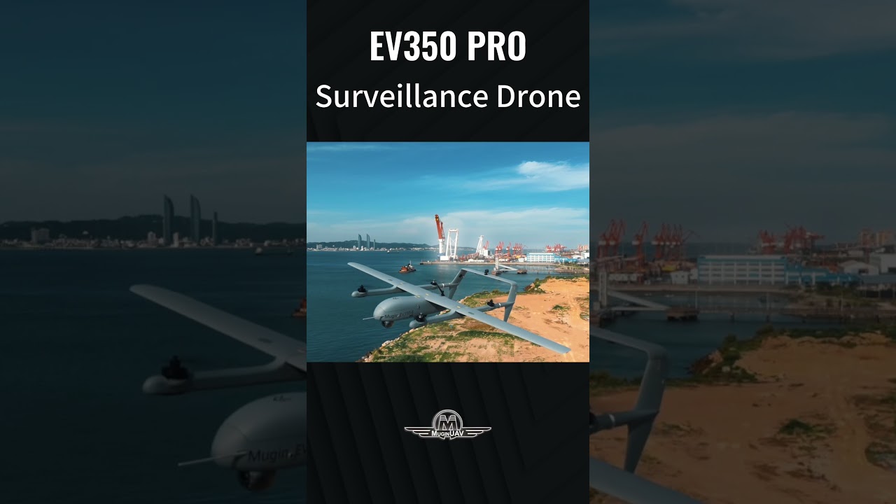 EV350 Pro, one of the best surveillance drones.  #drone #uav #vtol #dronetechnology #dronesightings