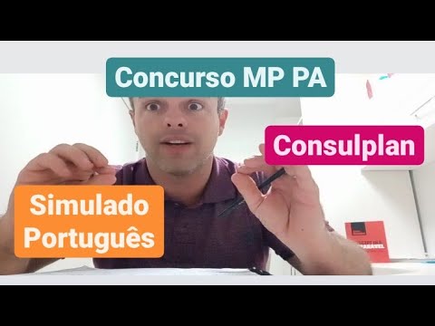 Concurso MP PA - simulado Português banca Consulplan