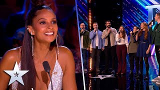 Welsh of The West End&#39;s &#39;PITCH PERFECT&#39; rendition of &#39;From Now On&#39; | Auditions | BGT 2022